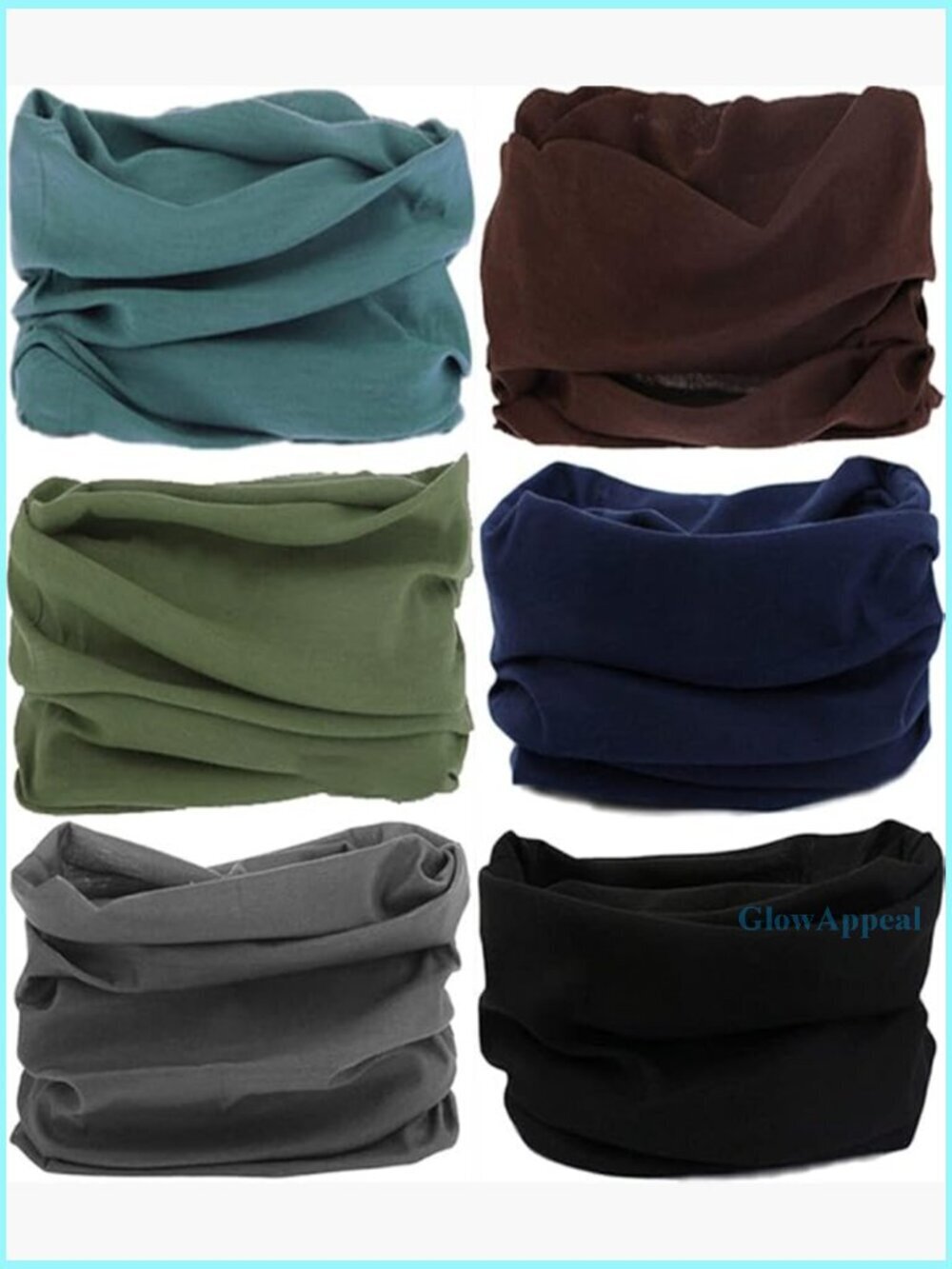 Multifunctional Headband Neck Gaiter 12-in-1 Sport Headwear Polyester